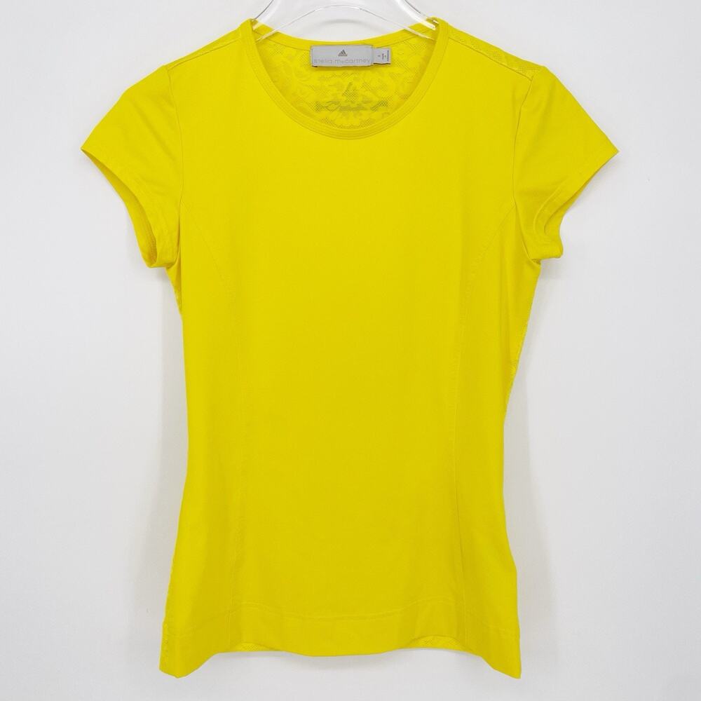 Adidas by Stella McCartney Bright Yellow Short Sleeve Tee